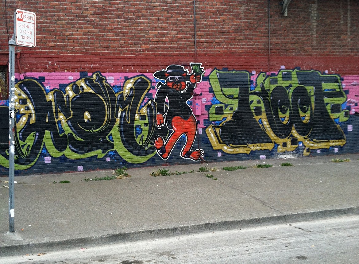 Anemal AF Graffiti in Oakland, CA in San Francisco Bay Area